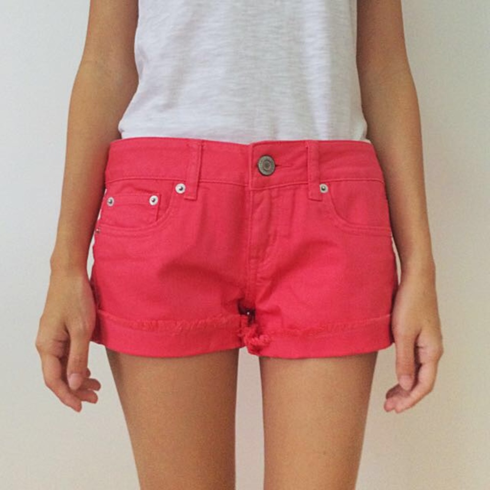 Pink American Eagle Jean Shorts